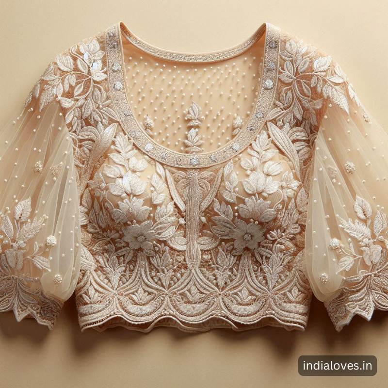 traditional blouse back neck designs 