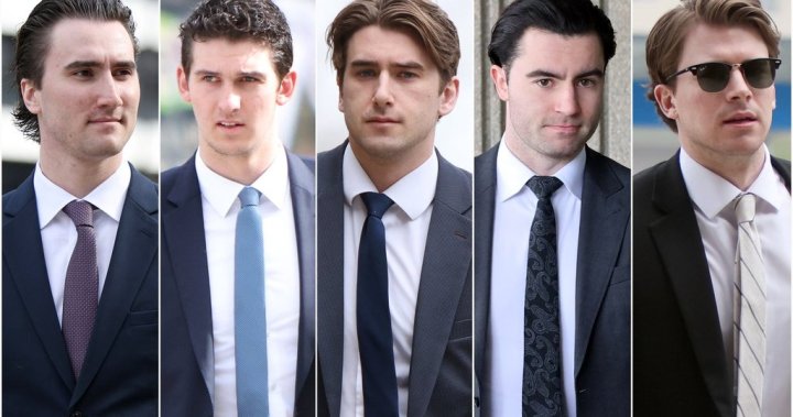 Defence to finish cross-examining hockey player at ex-teammates’ trial