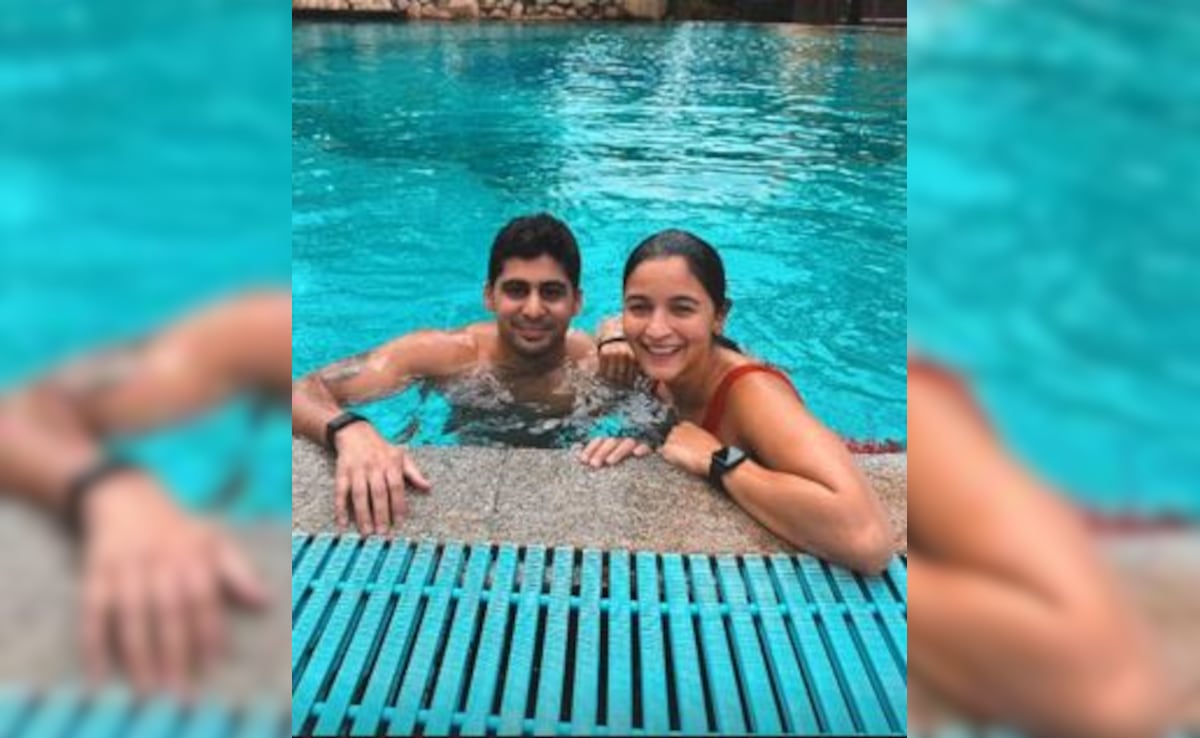 Alia Bhatt’s “Gloomy Monday” Lit Up By Sister Shaheen’s Boyfriend’s “Pool Boot Camp”