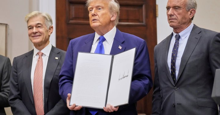 Trump wants to ‘equalize’ and lower drug prices. Could Canada be impacted? – National