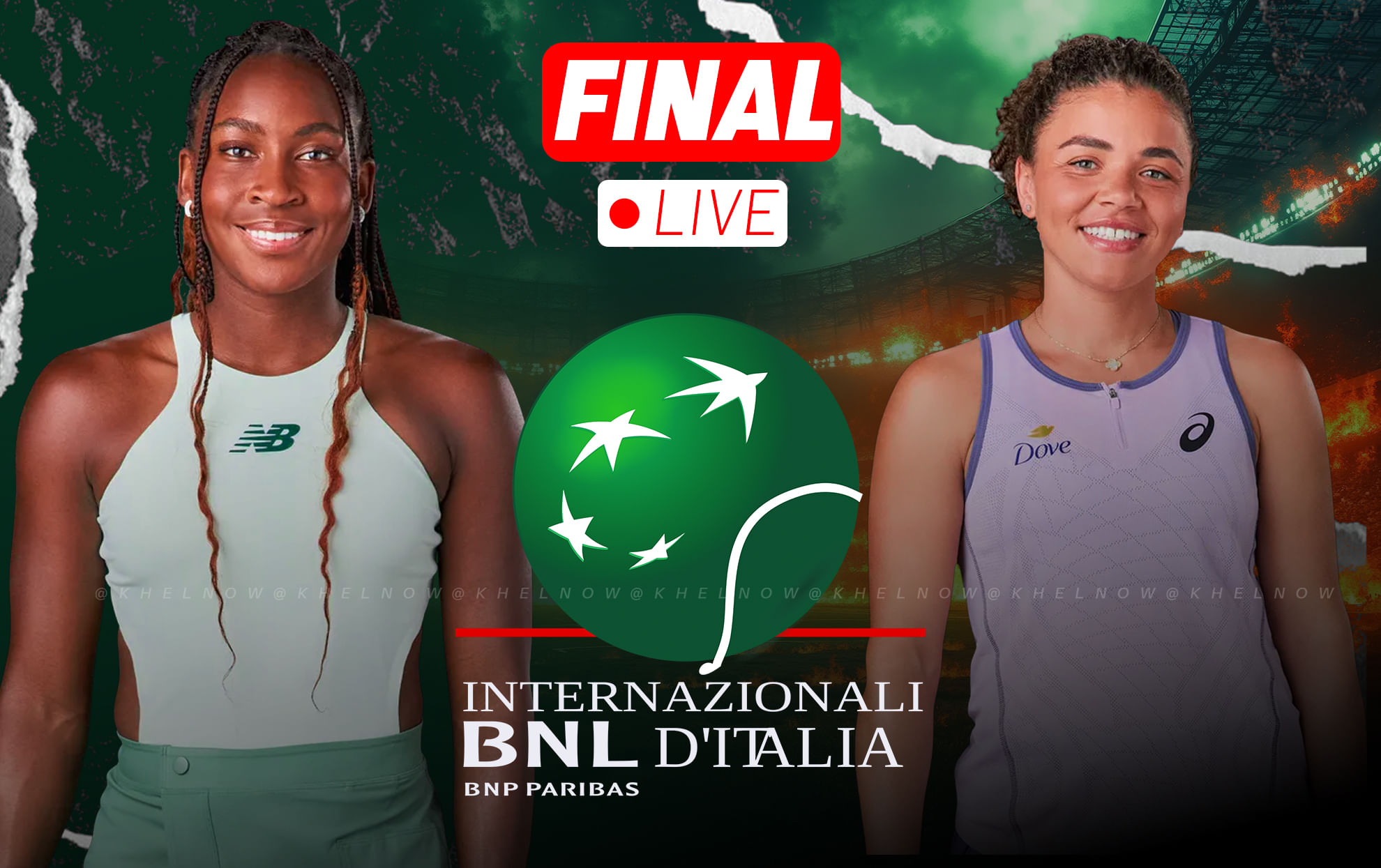 Coco Gauff vs Jasmine Paolini final live streaming, TV channel, where & how to watch: Italian Open 2025