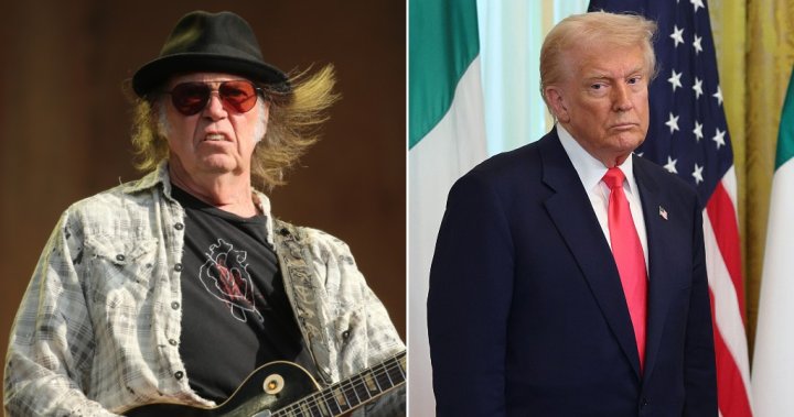 ‘You work for us:’ Neil Young takes aim at Trump in Bruce Springsteen feud – National