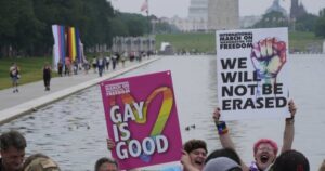 World Pride celebrations end with defiant politics on display in Washington – National
